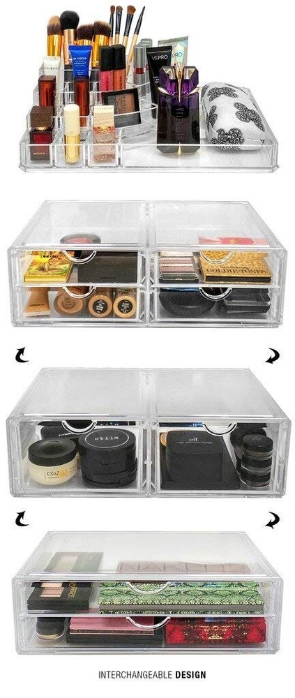 Stackable Cosmetic Organizer 13.5" Extra Wide - 1 Drawer (XL)