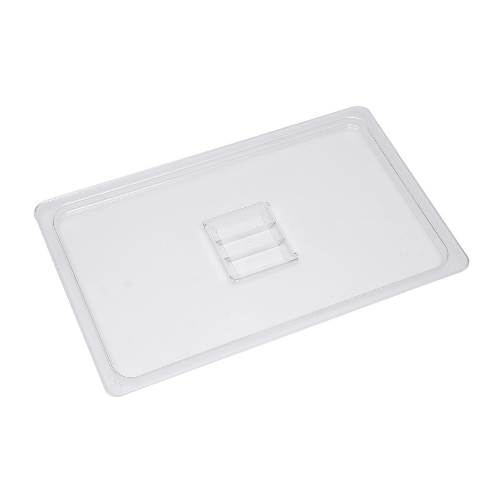 6 Pack Food Pans with Lids, 4'' Deep, Polycarbonate, Clear