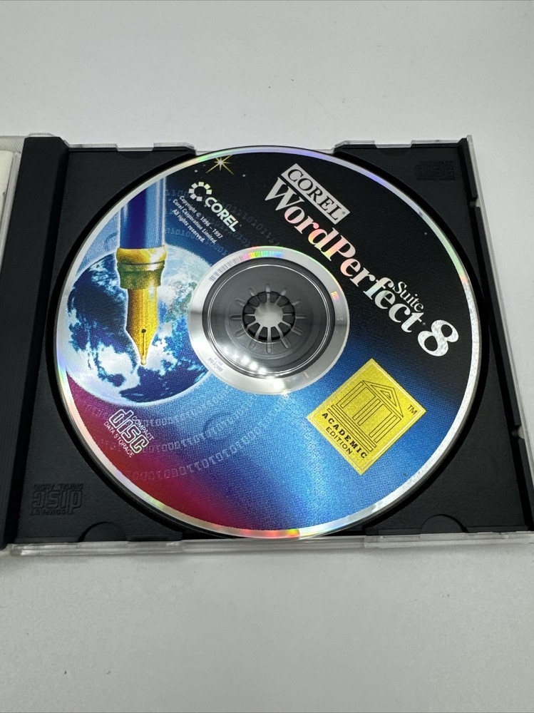 WordPerfect office suite 8 for windows 95 H6