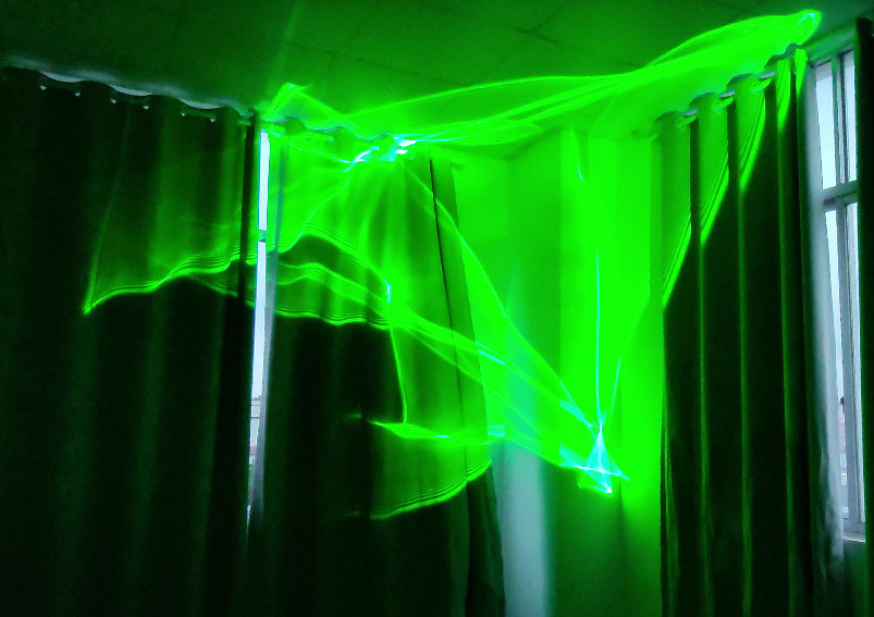 RGB 3W Water Pattern Laser Module Stage Performance Lights W/ Control Board