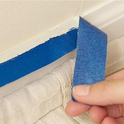Versatile Crepe Paper Painter Tape 0.7 Inch - Clean Edges & Easy Application