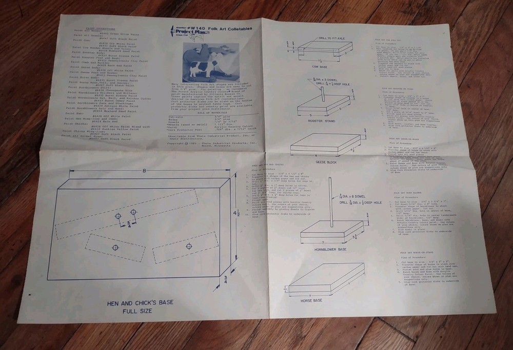 TIP Wood Project Plans FOLK ART COLLECTABLES