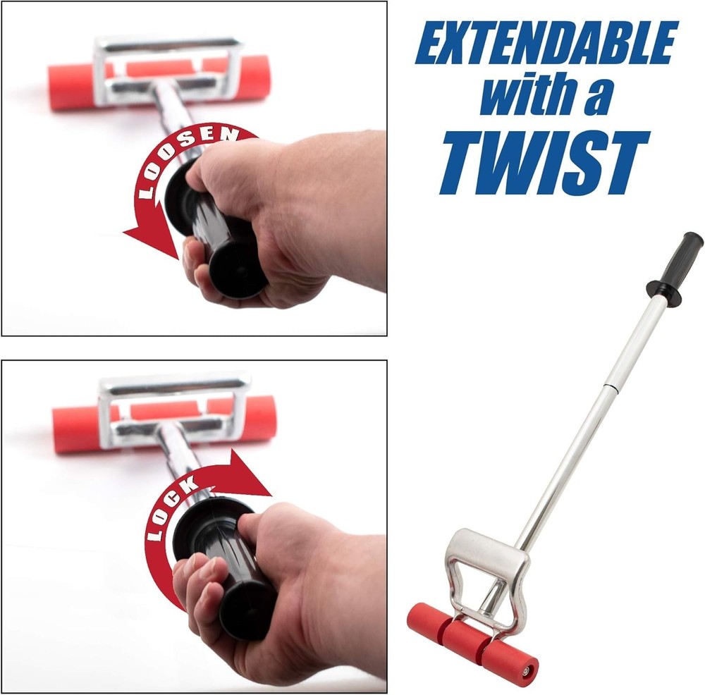 Non-Marring Heavy Duty Roller for Flooring Installations - 7-1/2" Surface Width