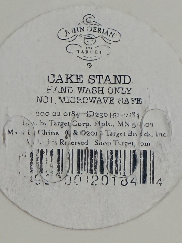 Target Melamine Like Pedestal Cake Plate