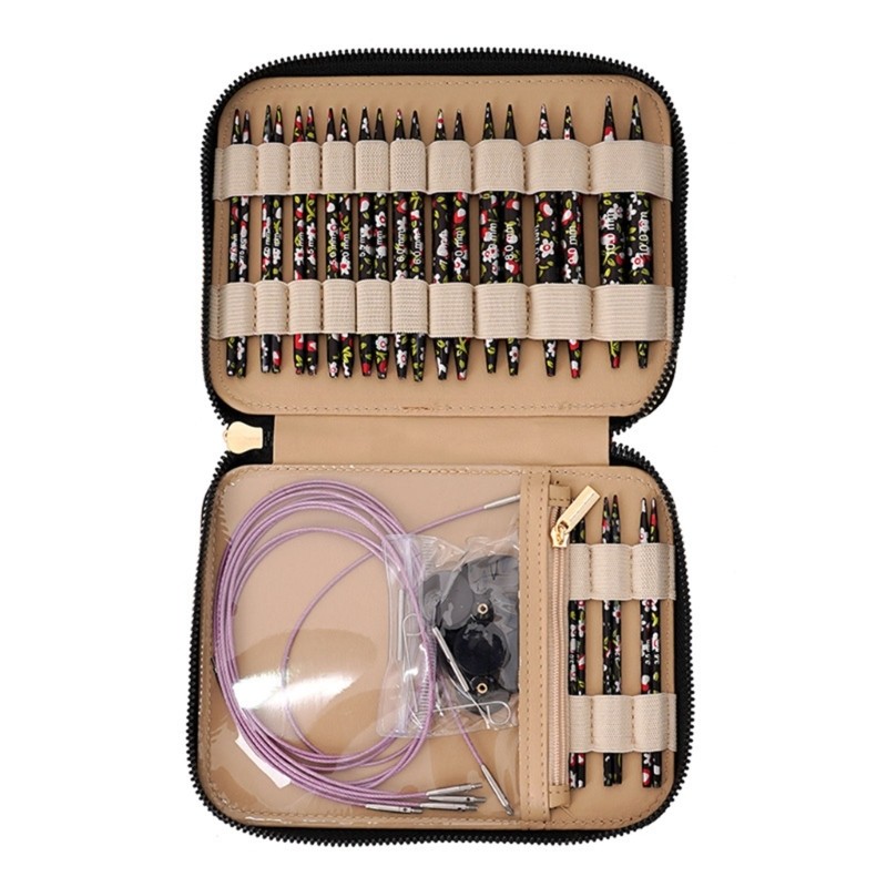 Interchangeable Circular Knitting Needle Set 3mm-10mm Circular Knitting Pins