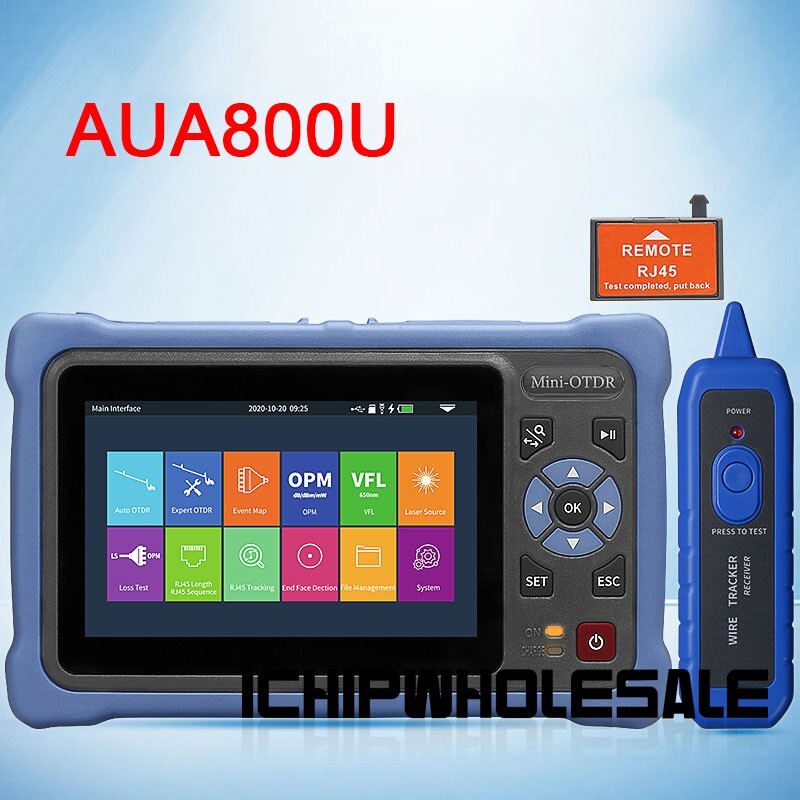 Multifunctional OTDR Optical Time Domain Reflectometer 100KM 4.3in Touch Screen
