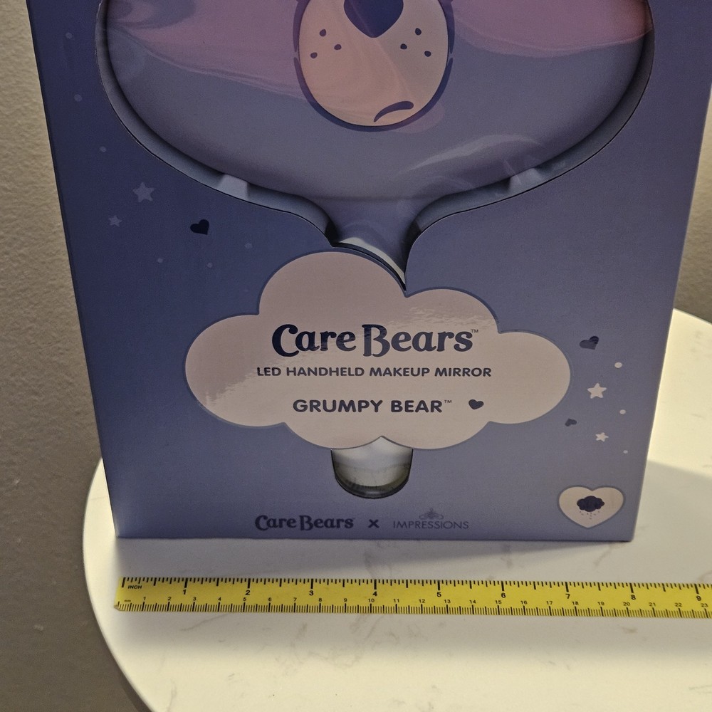 Care Bears Led Handheld Makeup Mirror, Grumpy Bear New Sealed