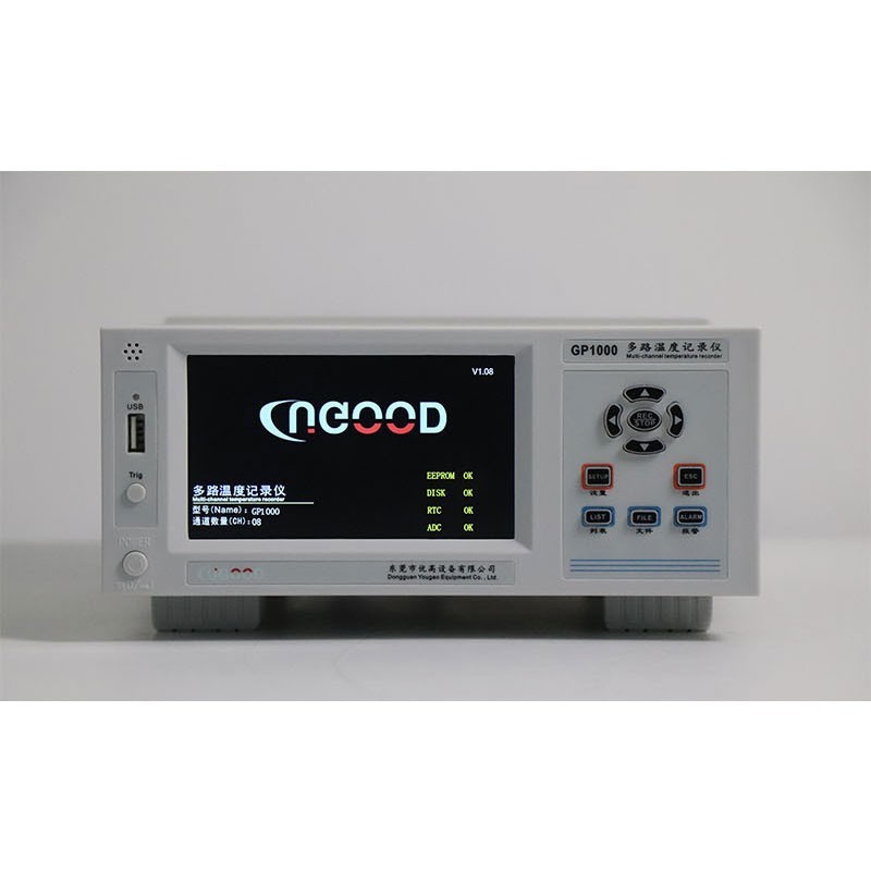 Temperature Data Logger 5" LCD Multi-Channel USB Temperature Recorder GP1000 #sz