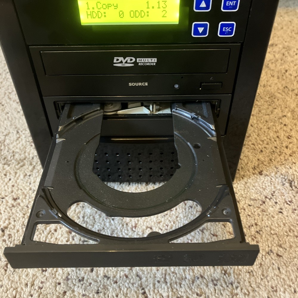 PlexCopier 24X 1 to 1 DVD Duplicator Copier Tower - Tested