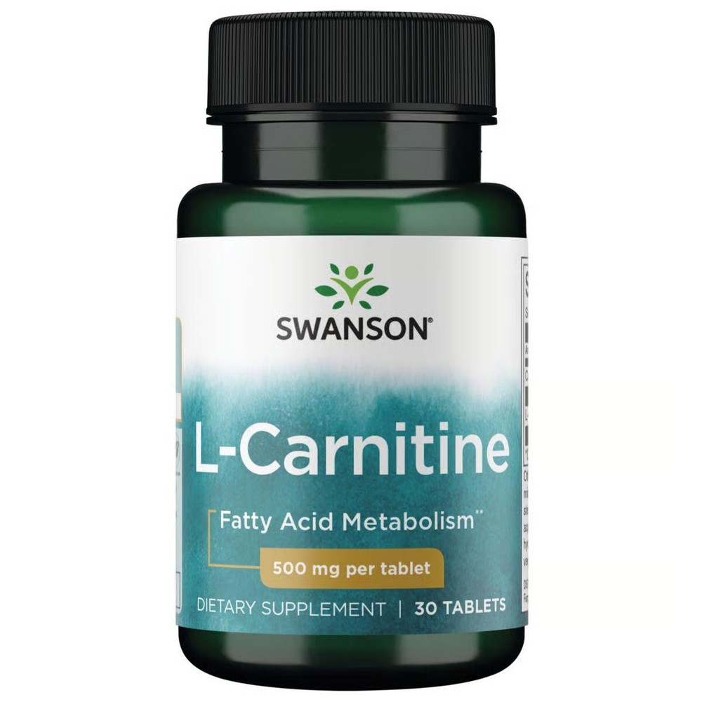 Swanson L-Carnitine 500 mg 30 Tablets