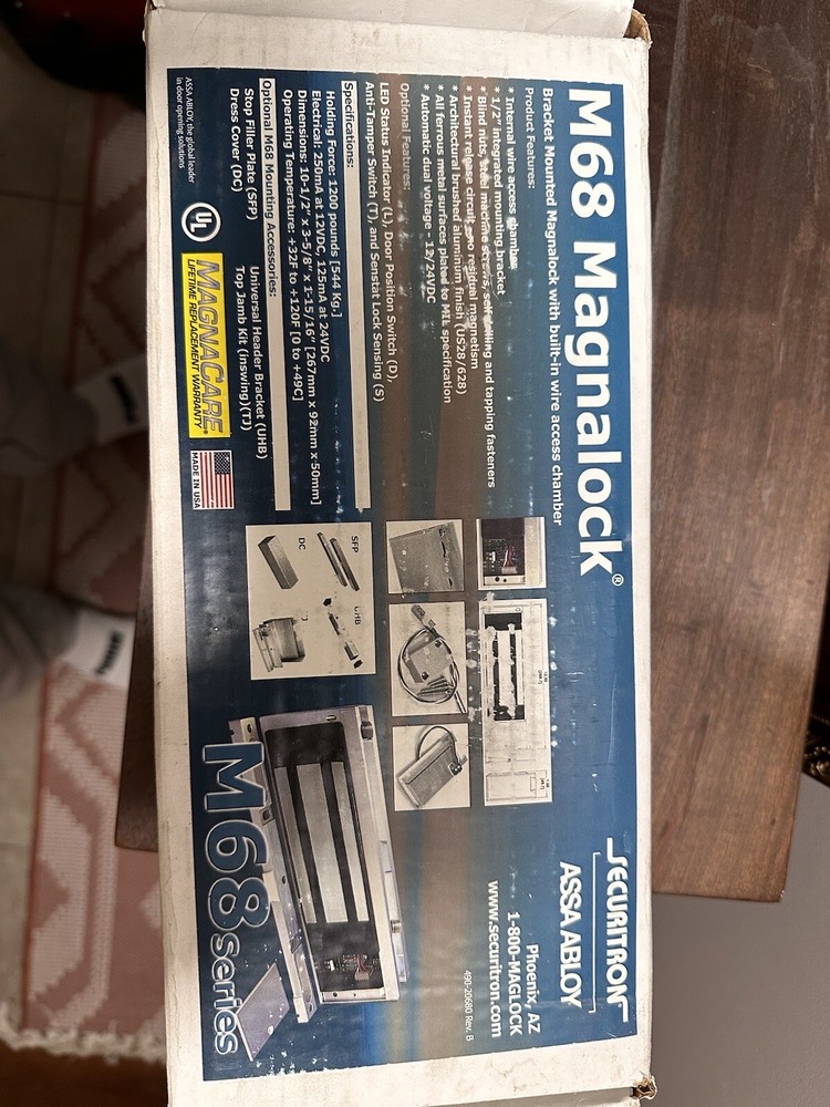 M68 Magnalock Security Assa Ablou