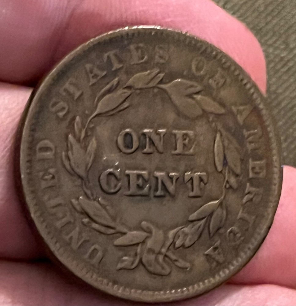 1839 Large cent, Booby Head / Better type !