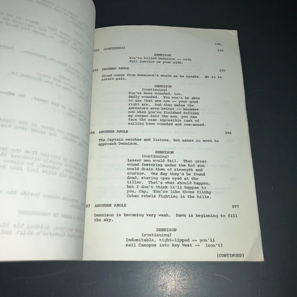 ESCAPE FROM HELL ISLAND (1963) Cinematographer-signed Early Title Script + COA!