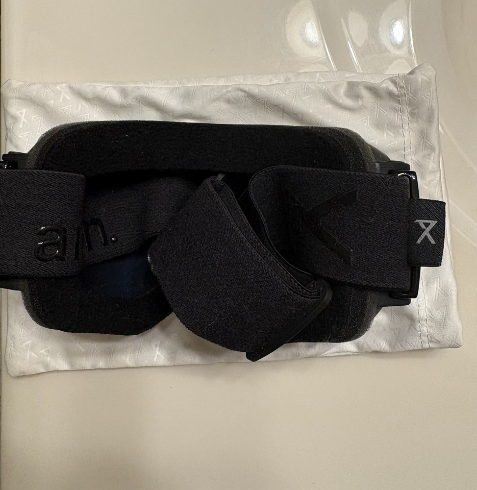 Anon Ski Goggles Blackout Teal Lense Great Condition With Case