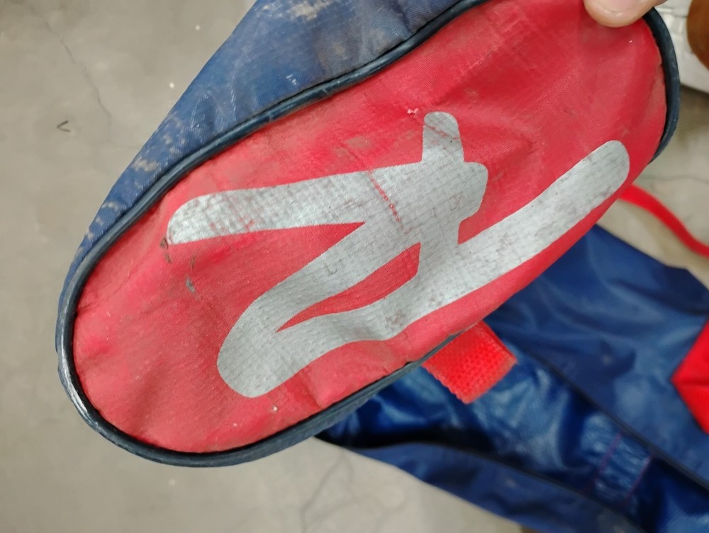 Rossignol Ski Bag Blue with Red Trim 86" long