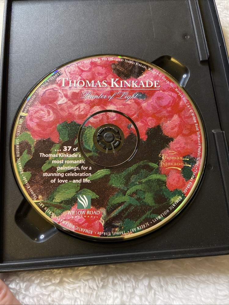 Romantic Hideaways PC CD ROM Thomas Kinkade Computer Scene Art Win Mac Screensav
