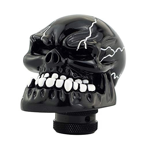 Skull Manual Automatic Gear Shift Knobs Black