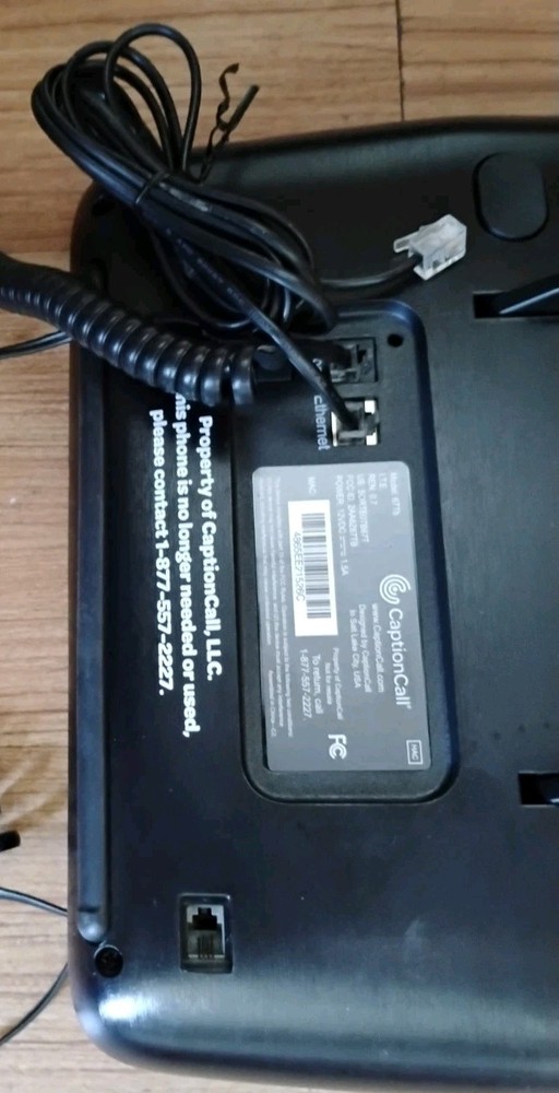 Caption Call 67Tb Hearing Impaired Amplified Touchscreen Captioned Phone, TESTED