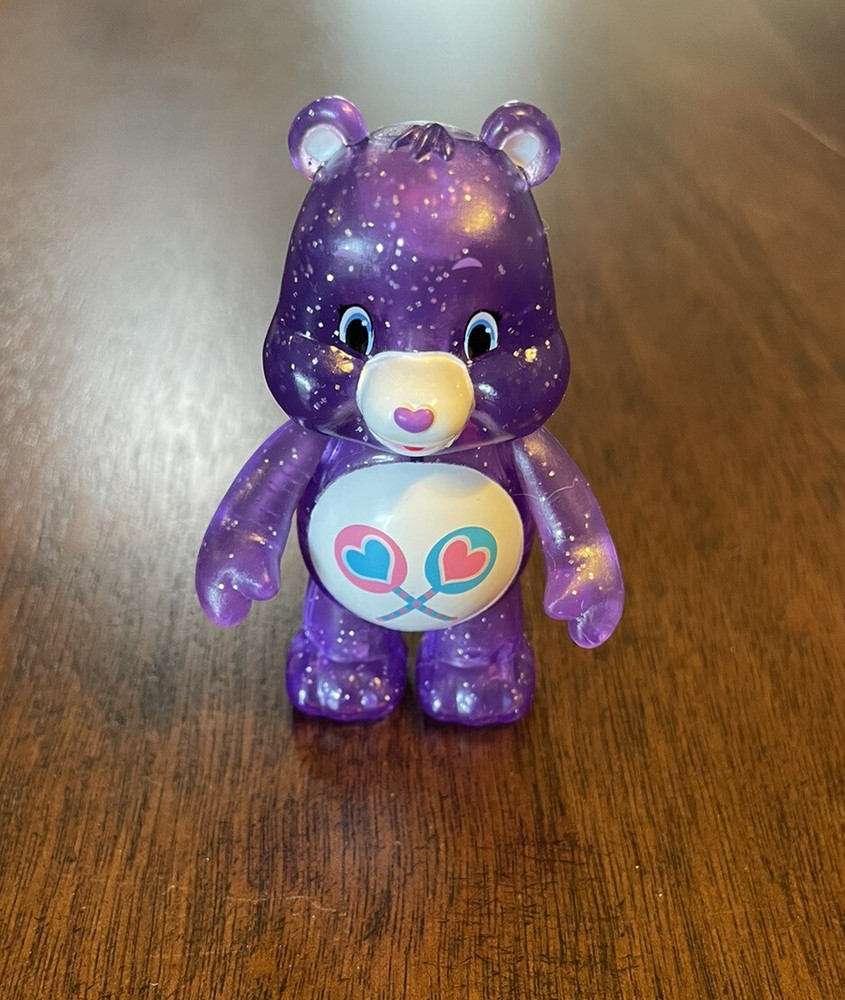 Care Bear Figurine 3" Share Bear Glitter