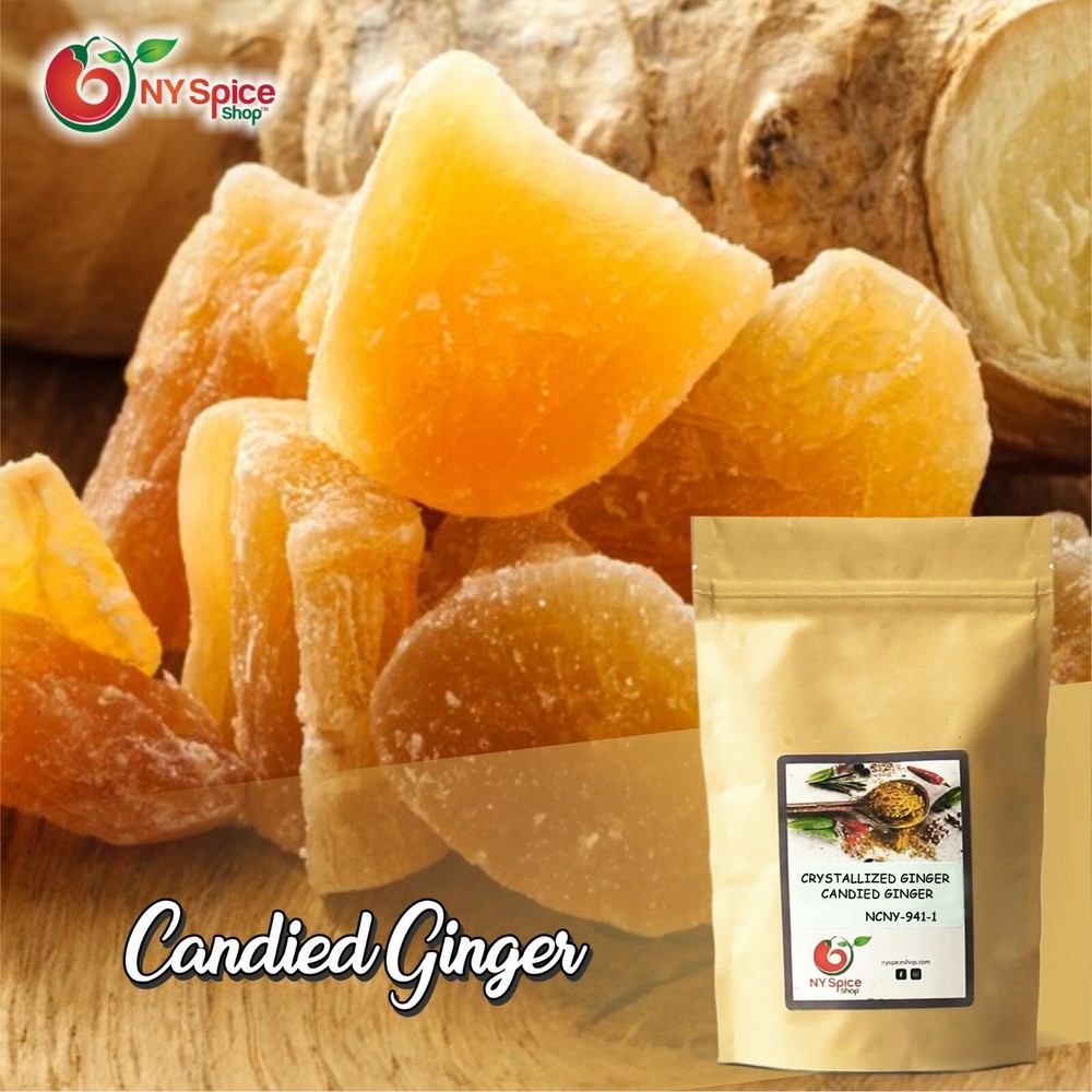 Crystallized Ginger Dehydrated Kosher Candied Sugar Slices Dried