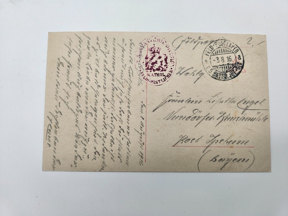 HA2068: Postcard, Du Bist Mein Highest Glück Auf Erden