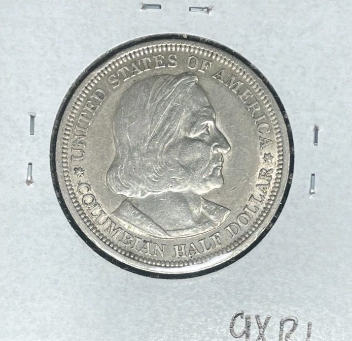 1893 EXPO COMMEMORATIVE SILVER HALF DOLLAR~ ~NICE COIN~