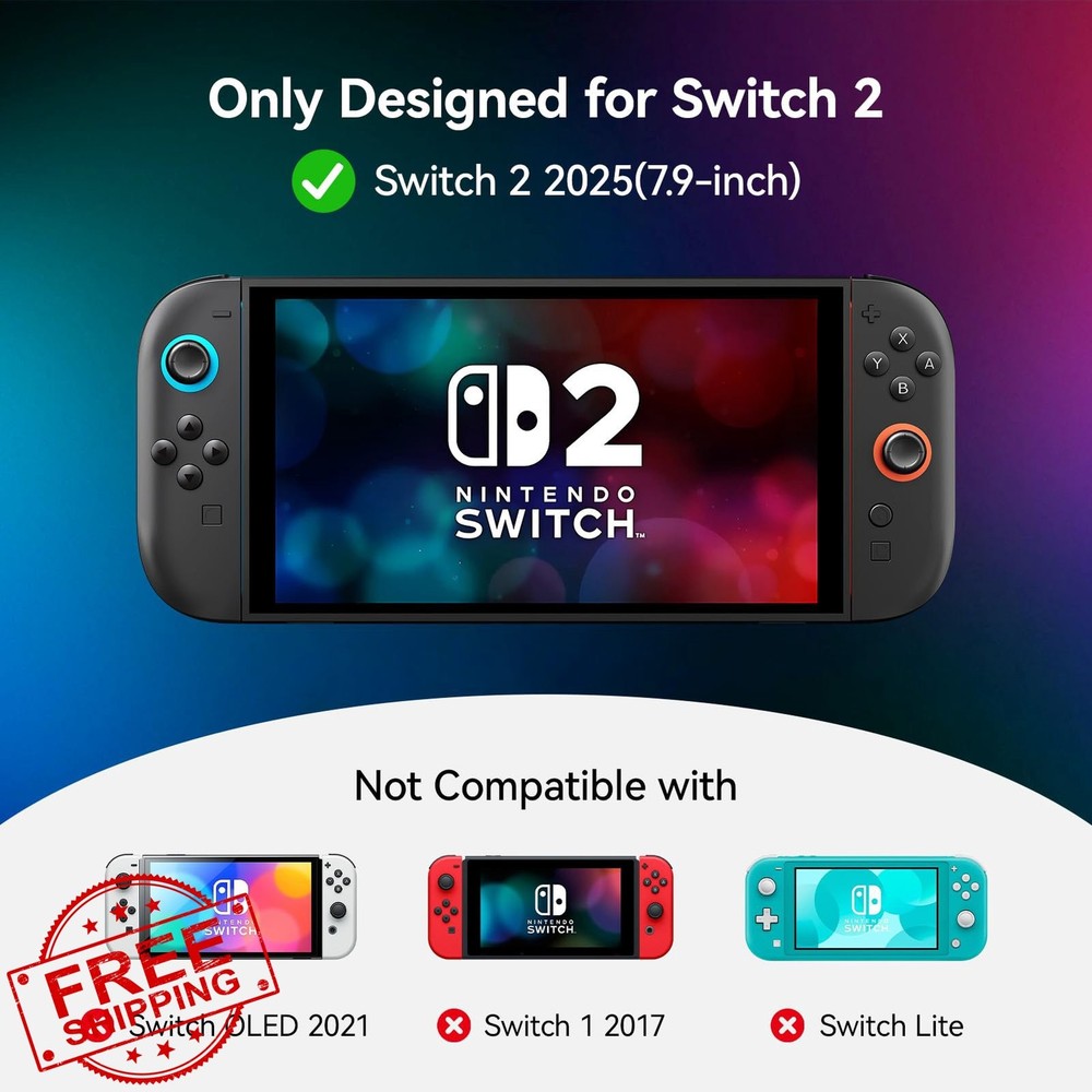 Nintendo Switch 2 Screen Protector 2-Pack Glass