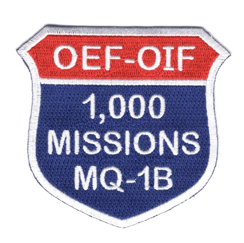 USAF Air Force Patch: 15th Recon Squadron, 1000 Missions, Enduring Freedom