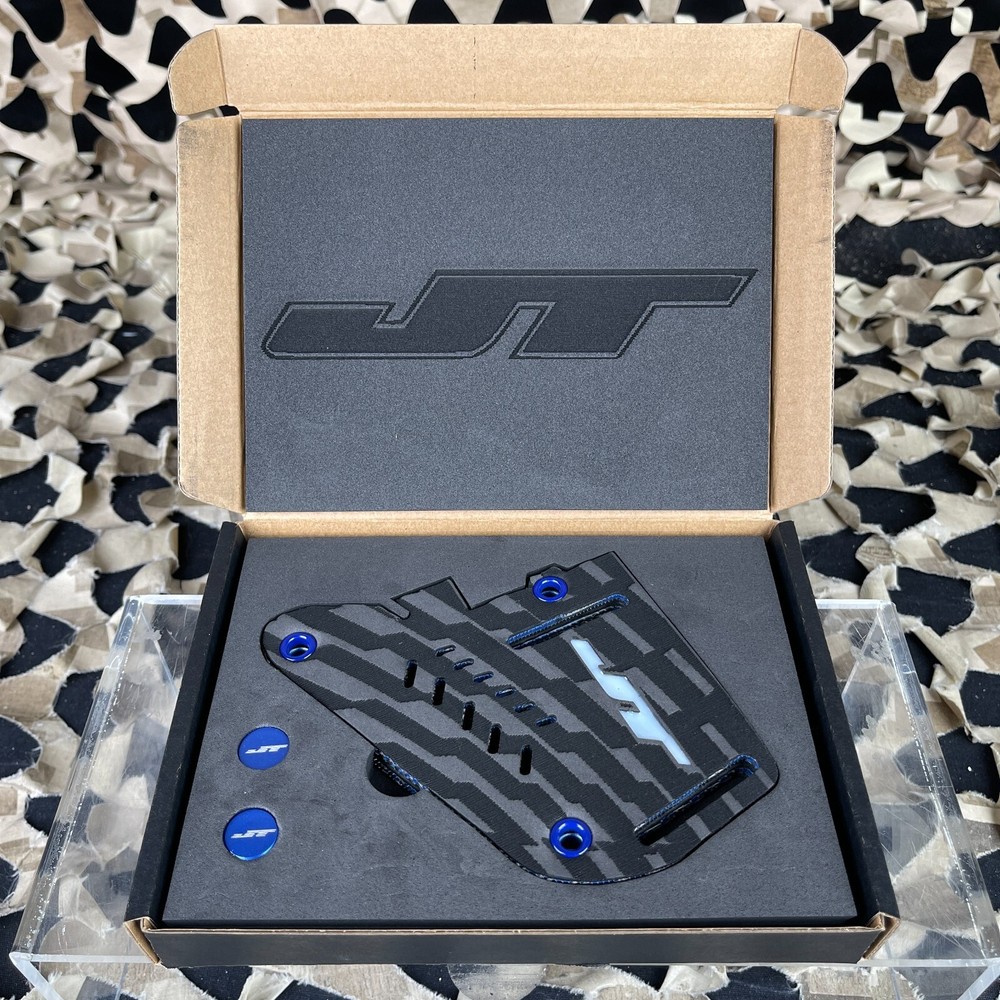 NEW JT Proflex Inline Earset w/ Thumb Screws - Navy Blue