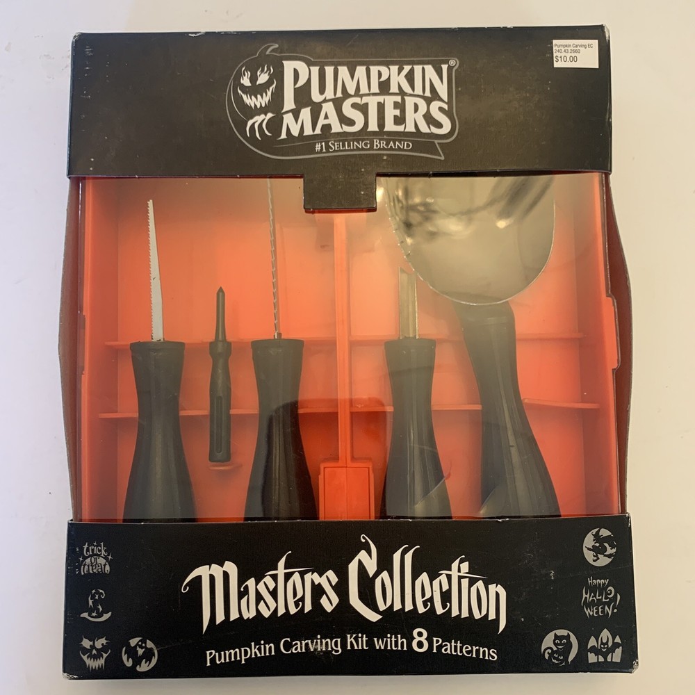 Pumpkin Masters Masters Collection Pumpkin Carving Kit, 5 Tools, Pattern Oty.2