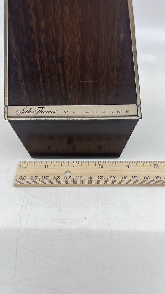 Vintage SETH THOMAS Metronome Conductor Model E500-000 Missing Wind Key Untested