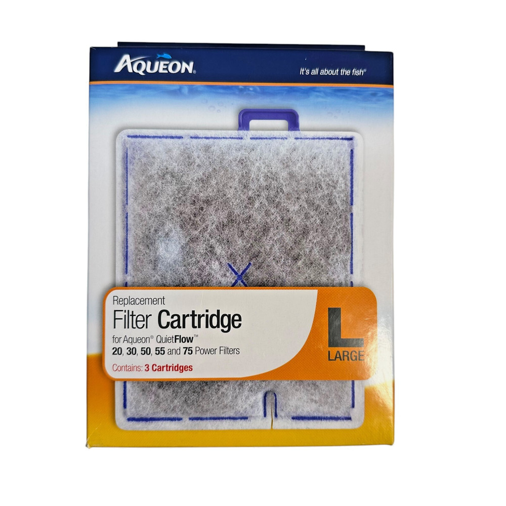 Aqueon QuietFlow Filter Cartridge 3 Pack Large