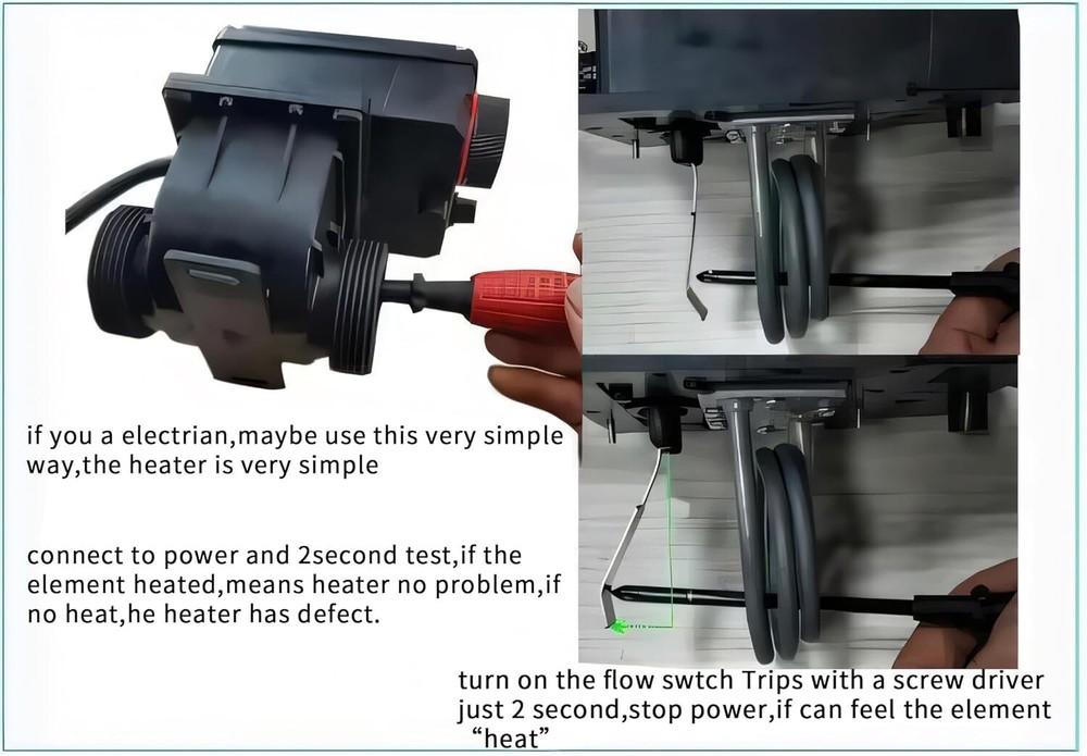 Adjustable 2kW Hot Tub Heater with Thermostat - Efficient 110V Solution