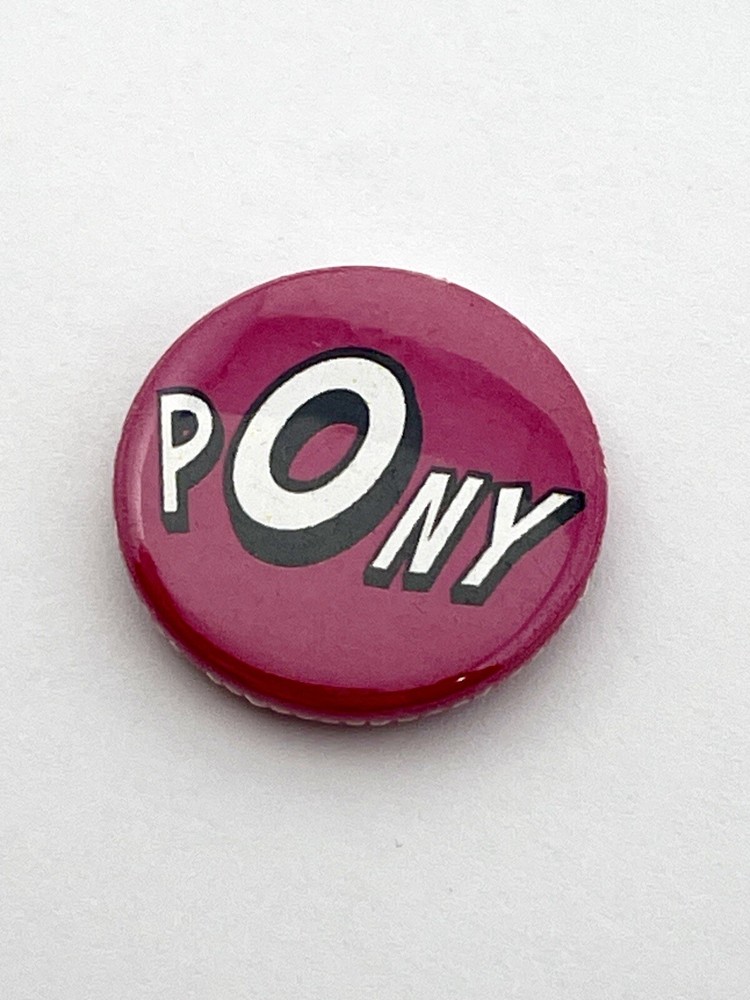 Purple PONY Pinback Button - MLP