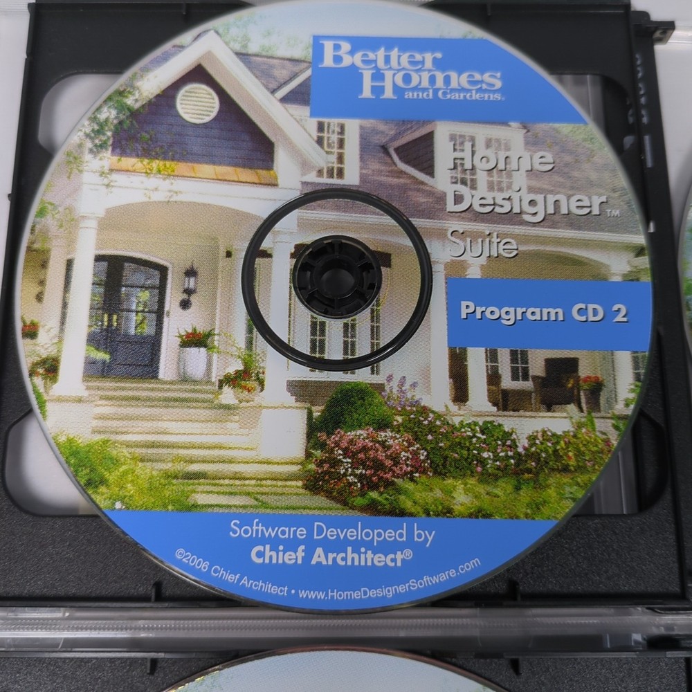 Better Homes And Gardens Home Designer Suite Computer CD 2006 version 7
