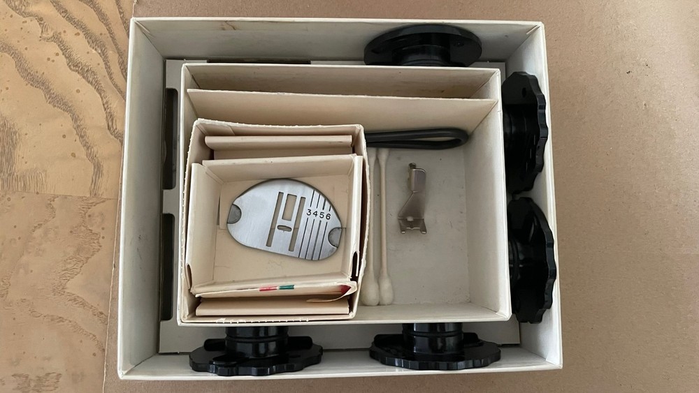 Two Singer Vintage Boxes with some accessories