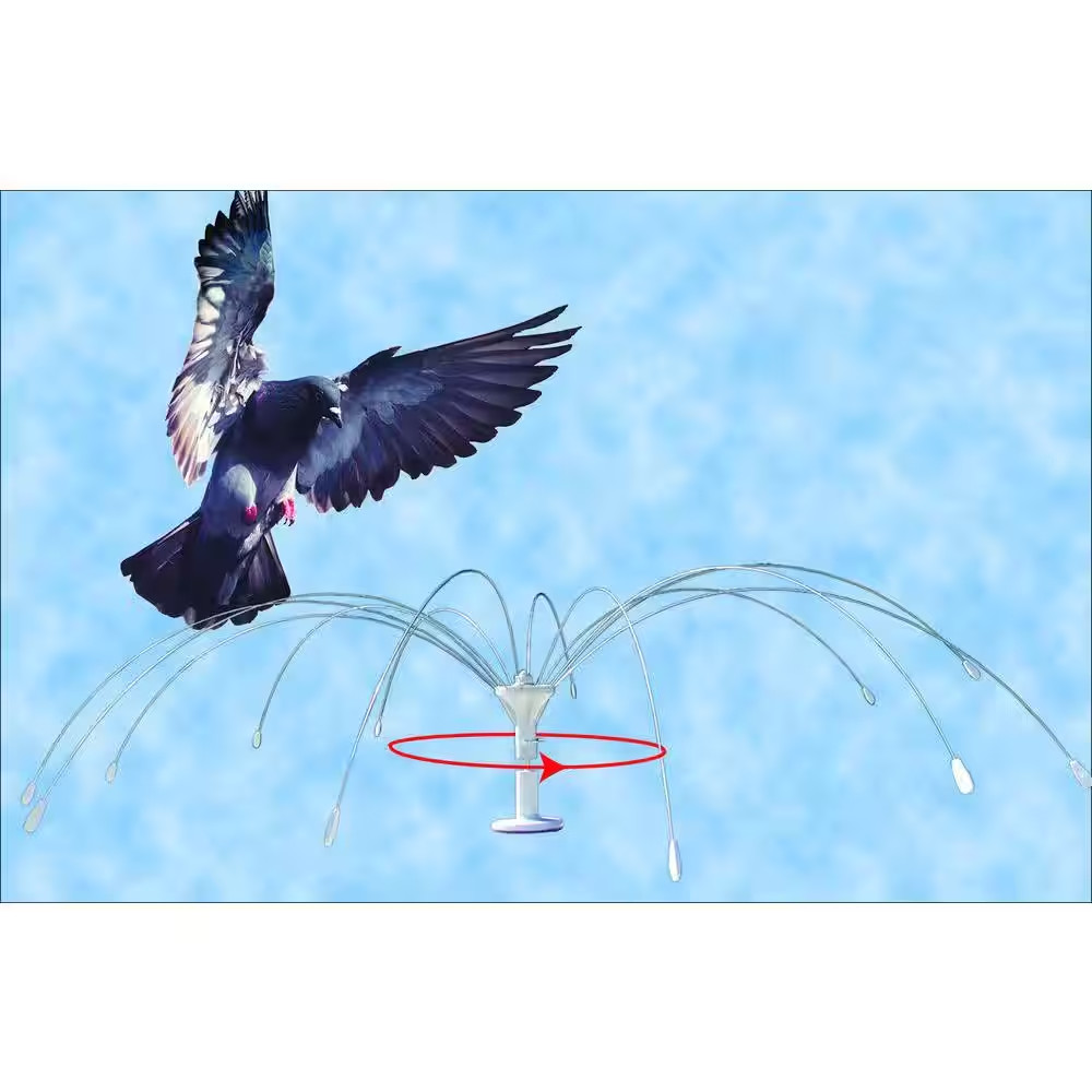 Bird Spider 360 Spinning Bird Deterrent - 6 Ft.