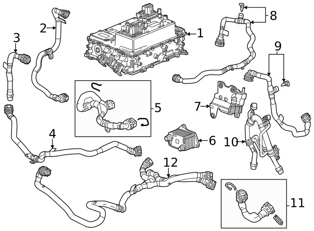 Genuine GM Inlet Hose 84928150
