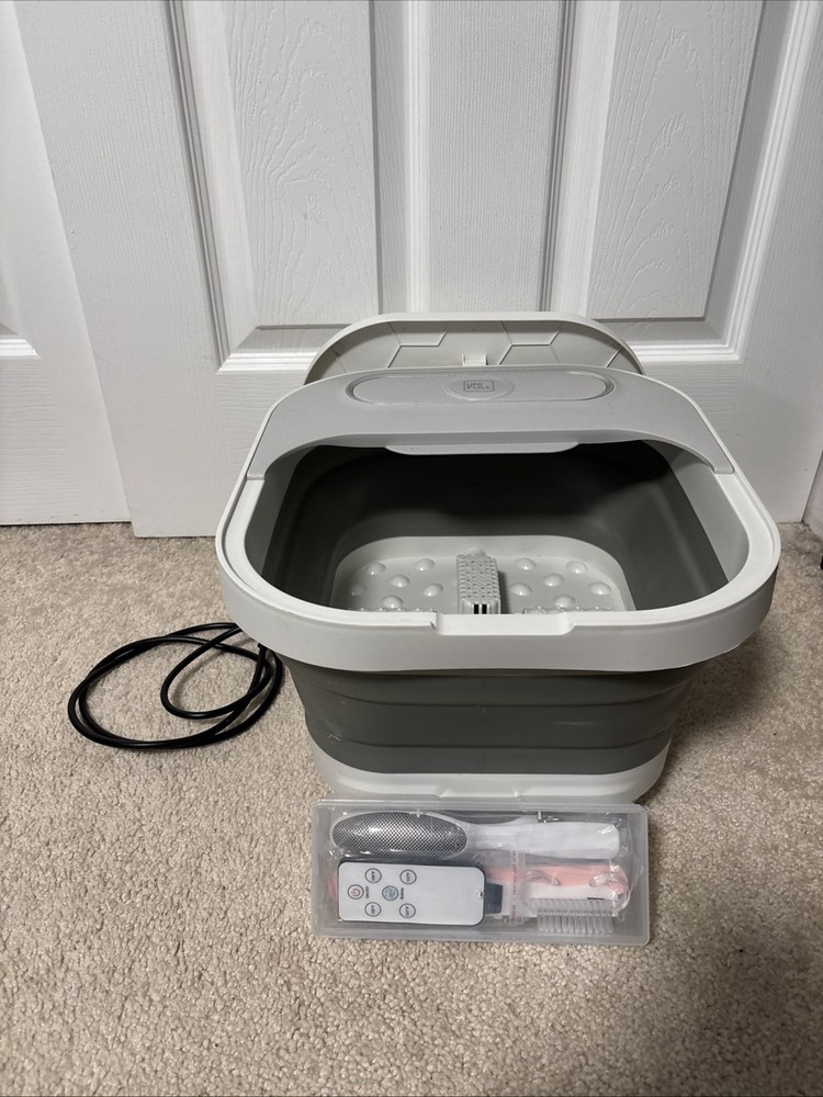 Uni Full Collapsible Foot Spa Bath With Remote Control & Accessories NEVER USED