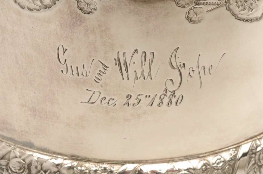 Beautiful Antique Silverplated Water Pitcher