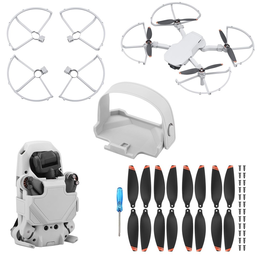 Propeller Guard+16PCS Blade +Propeller Holder Starp for DJI Mini 2...