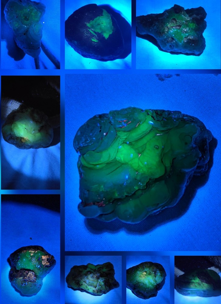 Assorted UV-Reactive Minerals – 5lb Mystery Mix