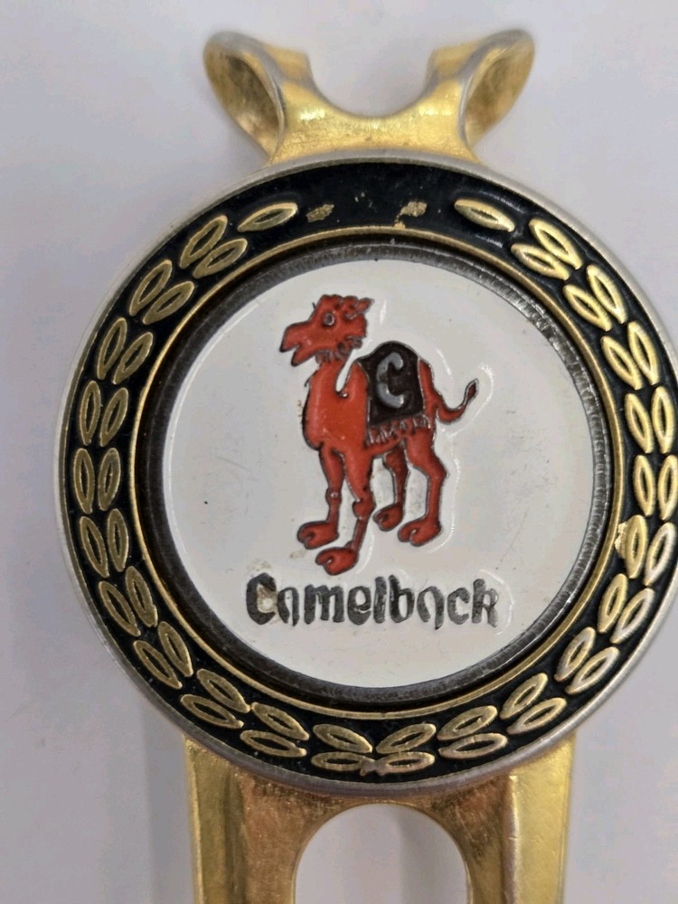 Vintage CAMELBACK Brass GOLF Divot Tool
