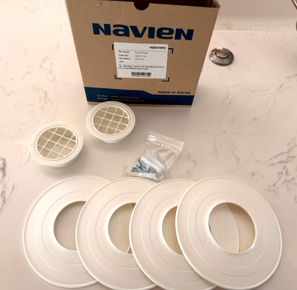 NEW Navien 30027211A 2" Exhaust Flange NPE-A2/S2 Complete Kit --FREE SHIPPING