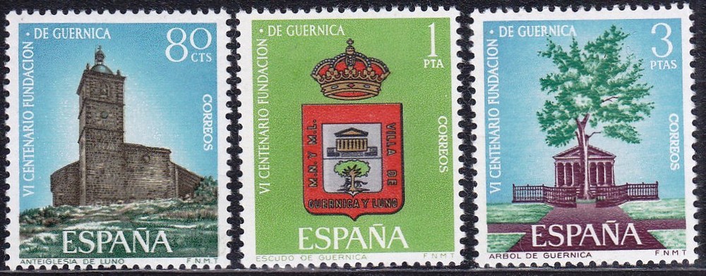 Spain - 1966 (1720-1722) Mint never Hinged - History
