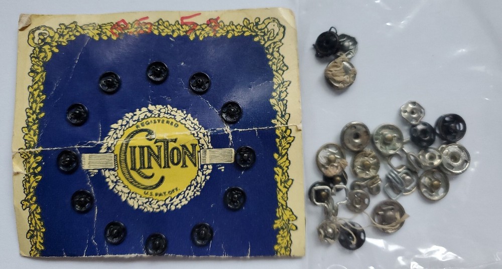 Sewing Snaps Assorted Sizes With Hooks