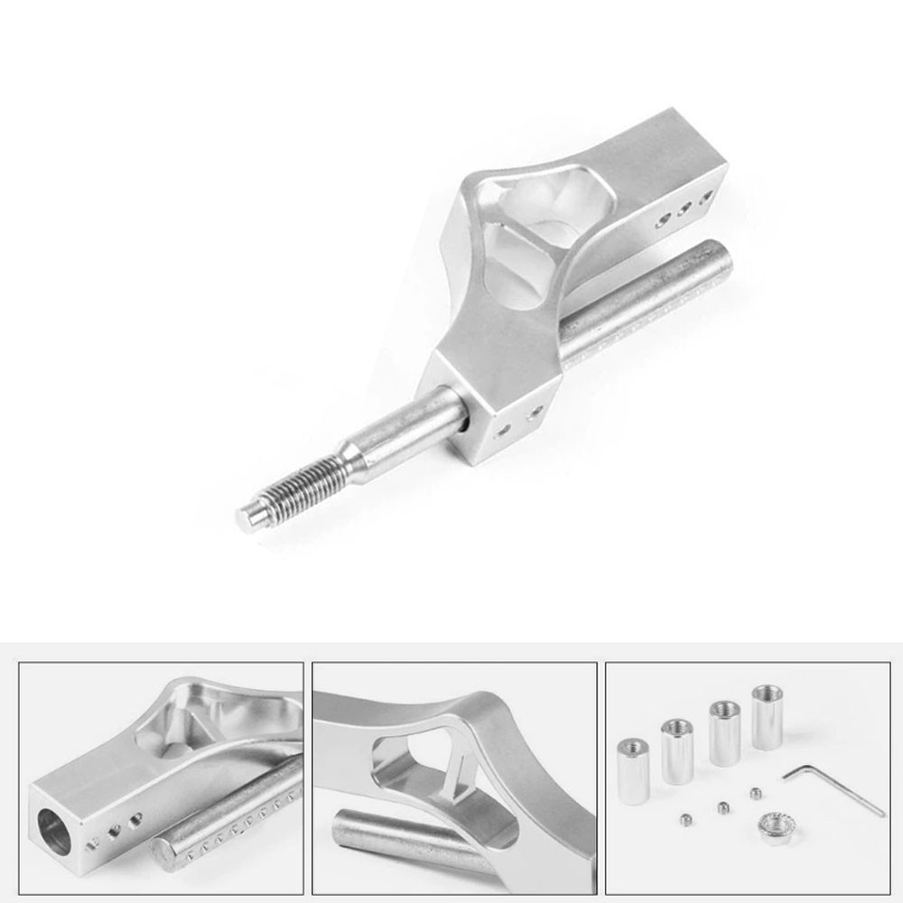 Car Adjustable Height Shift Lever Extension for Manual Shift Knob +Adapters