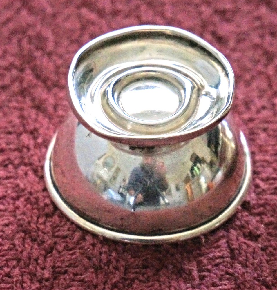 2 Antique Watson Sterling Silver Open Salt Cellars 24g