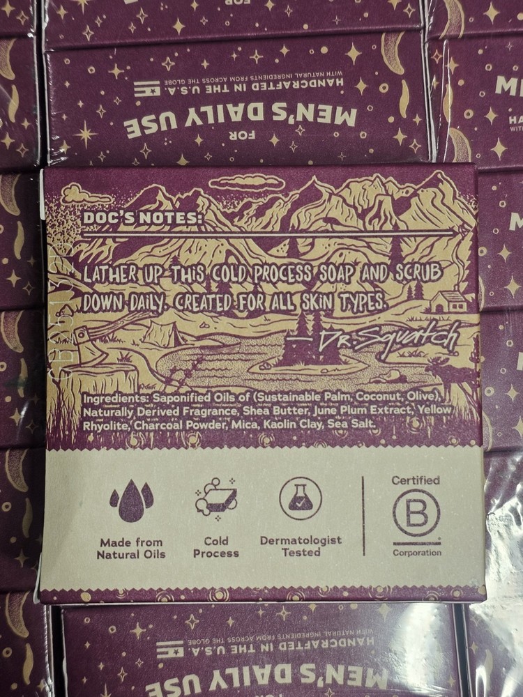 Dr. Squatch Nightfall Nectar Ltd Ed. Natural Bar Soap Medium Grit