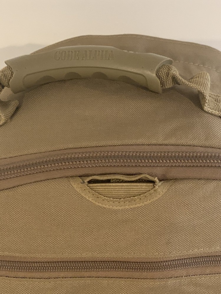 Coyote Brown Molle Military Style 3 Compartment Back Pack